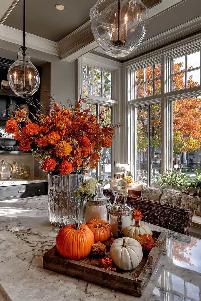 kitchen table centerpiece ideas summer