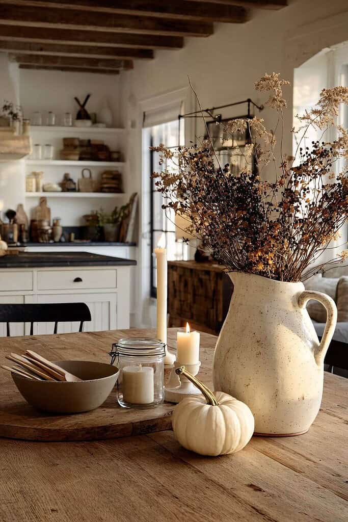 kitchen table centerpiece ideas modern