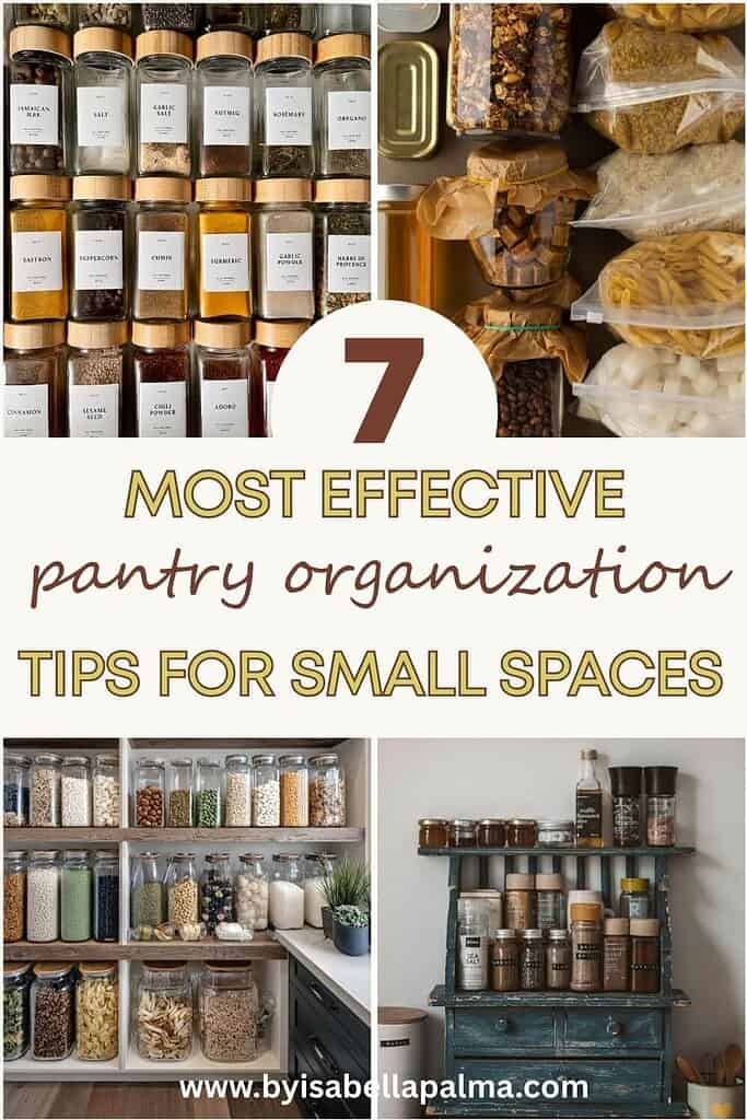 pantry organization for small spaces