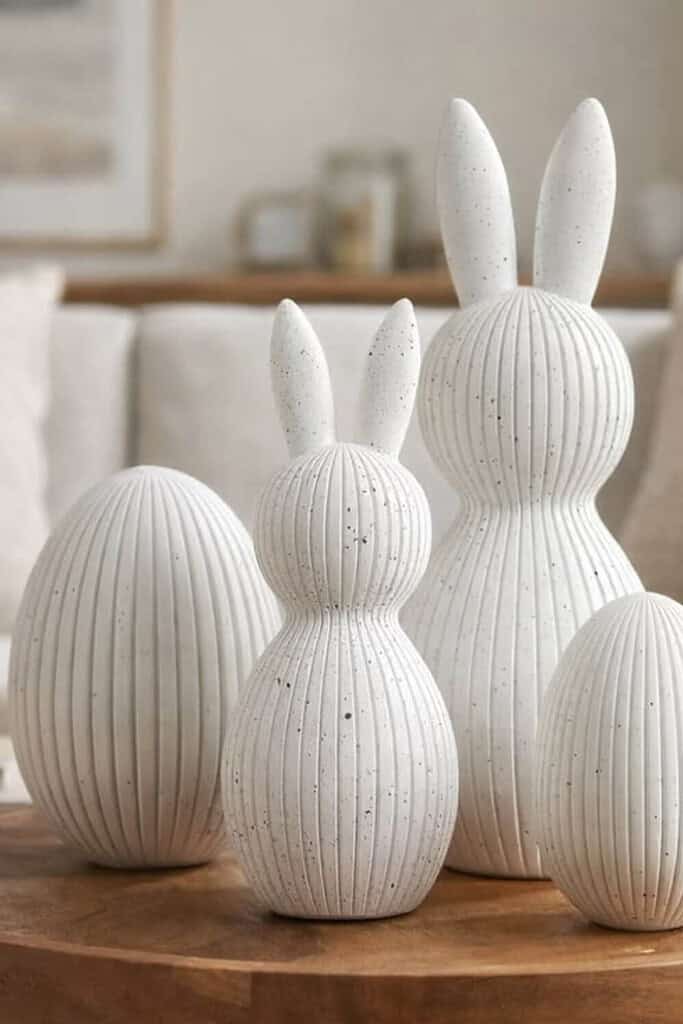 Easter coffee table decor